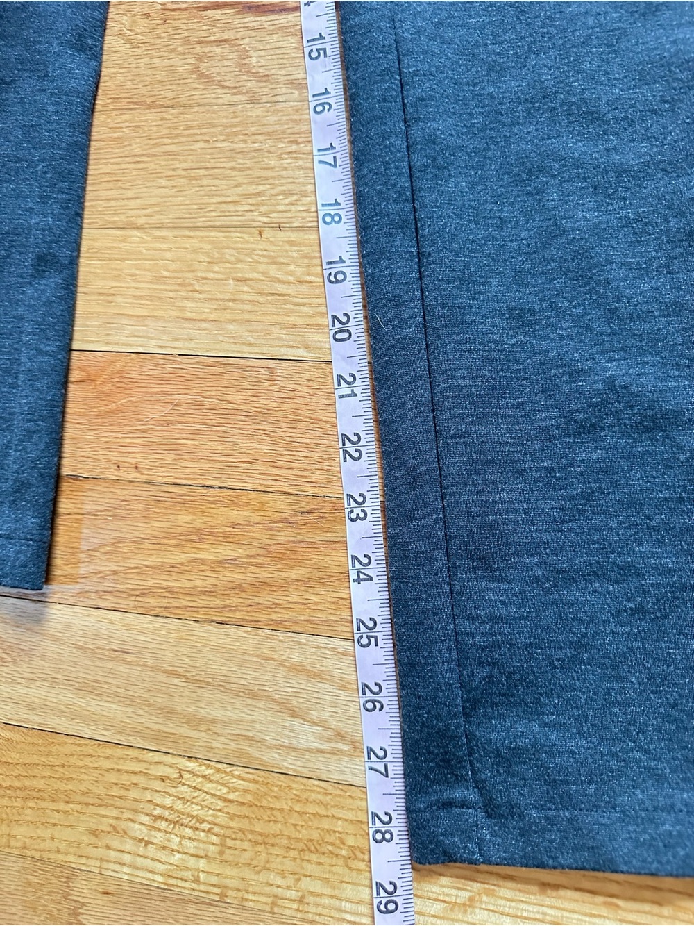 Express Dark Heather Gray Stretch Ponte Pants M Straight Leg 5 Pocket - Picture 7 of 9